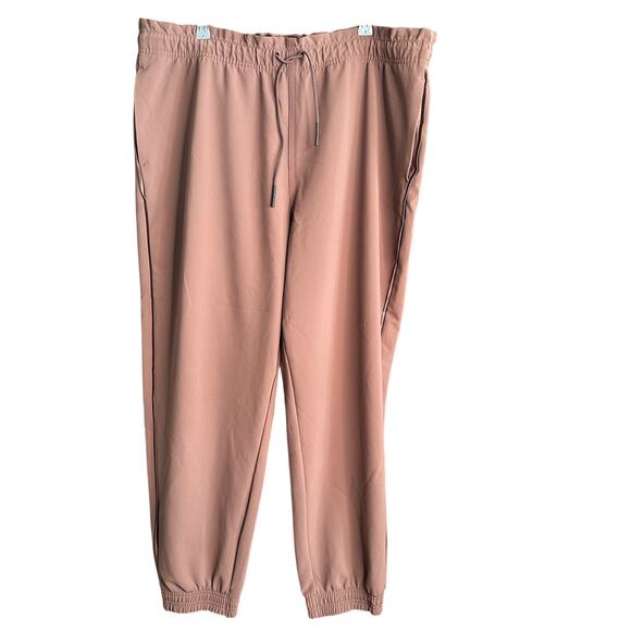 ATHLETA |  Metropolis Jogger Mineral Brown Piped Drawstring Waist | Size 16 - Picture 2 of 7